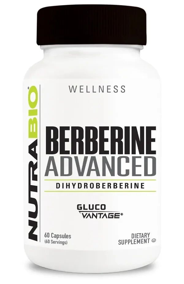 NutraBio Berberine Advanced, Size: 60 Vegetarian Capsules