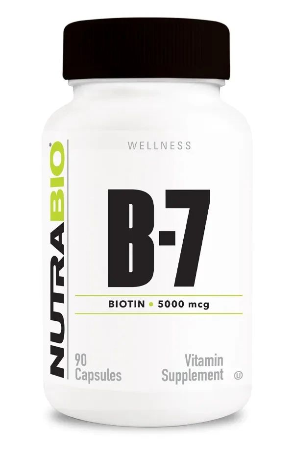 NutraBio Biotin Vitamin B-7, Size: 90 Capsules