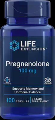 Life Extension Pregnenolone 100 mg, Size: 100 Capsules