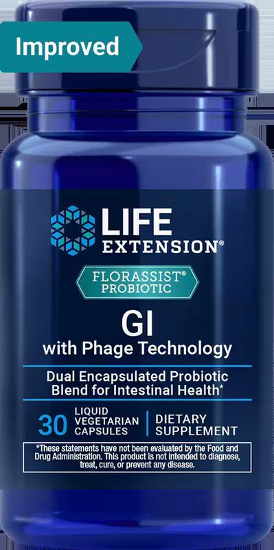 Life Extension FLORASSIST GI with Phage Technology