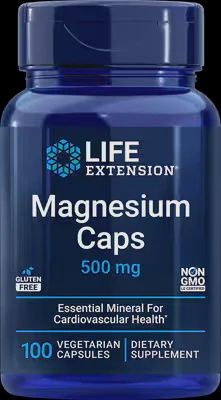 Life Extension Magnesium Caps, Size: 100 Vegetarian Capsules
