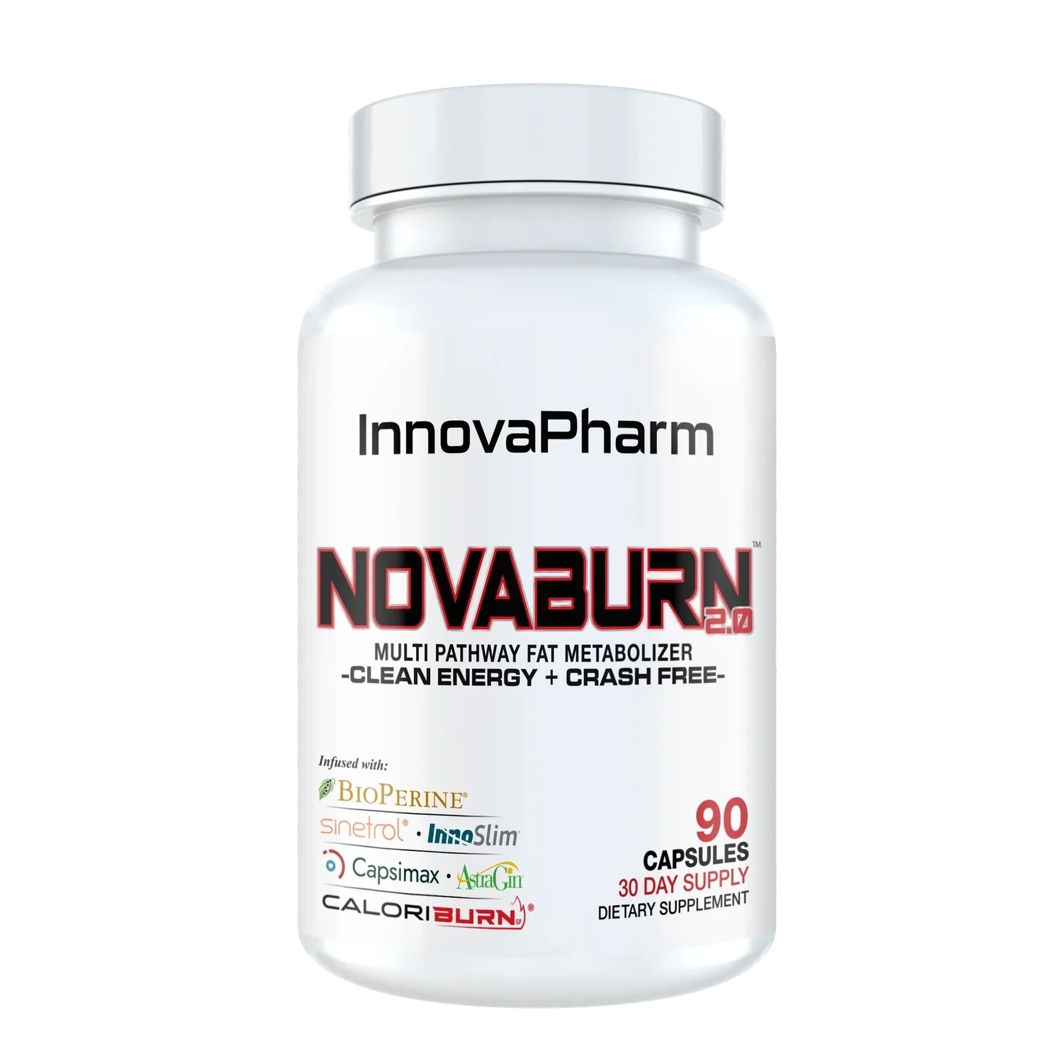 InnovaPharm NovaBurn 2.0, Size: 90 Capsules