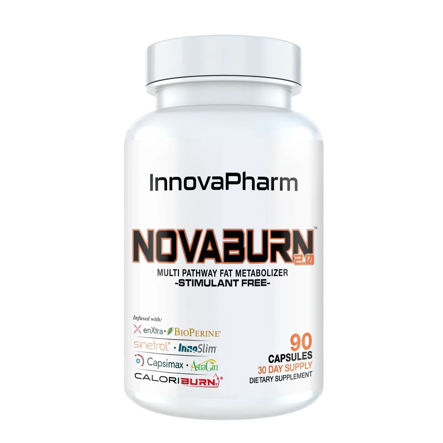 InnovaPharm NovaBurn 2.0 Stim Free, Size: 90 Capsules