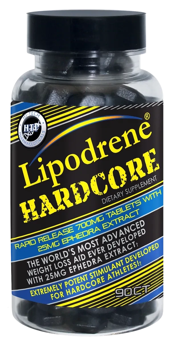 Hi-Tech Lipodrene Hardcore, Size: 90 Tabs