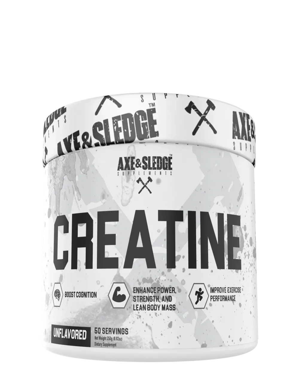 Axe and Sledge Basics Creatine Monohydrate, Flavor: Unflavored, Size: 50 Servings