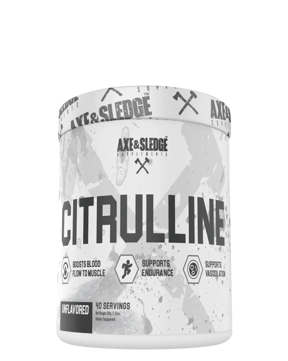 Axe and Sledge Basics Citrulline, Flavor: Unflavored, Size: 40 Servings