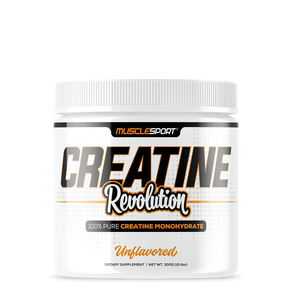 Musclesport Creatine Monohydrate 300 g, Flavor: Unflavored, Size: 60 Servings