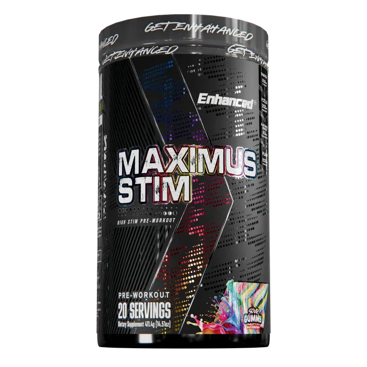 Enhanced Labs Maximus Stim, Flavor: Sour Gummy, Size: 20 Servings