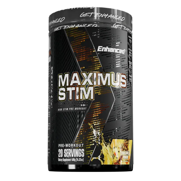 Enhanced Labs Maximus Stim, Flavor: Pineapple, Size: 20 Servings