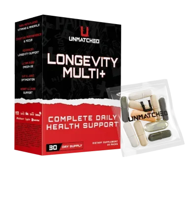 Unmatched Supps Longevity Multi+ Vitamin Pack