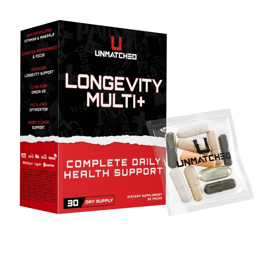 Unmatched Supps Longevity Multi+ Vitamin Pack, Size: 30 Packs