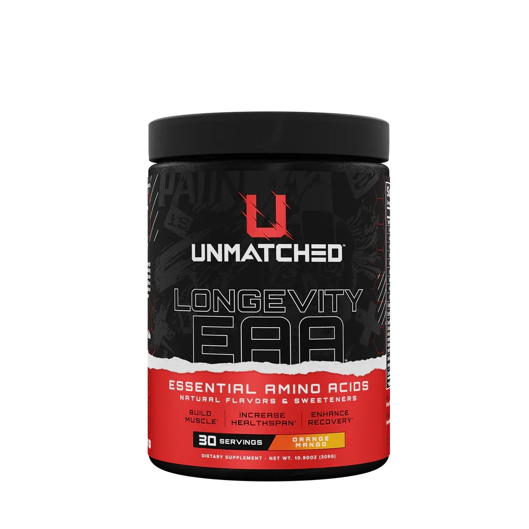 Unmatched Supps Longevity EAA, Flavor: Orange Mango, Size: 30 Servings
