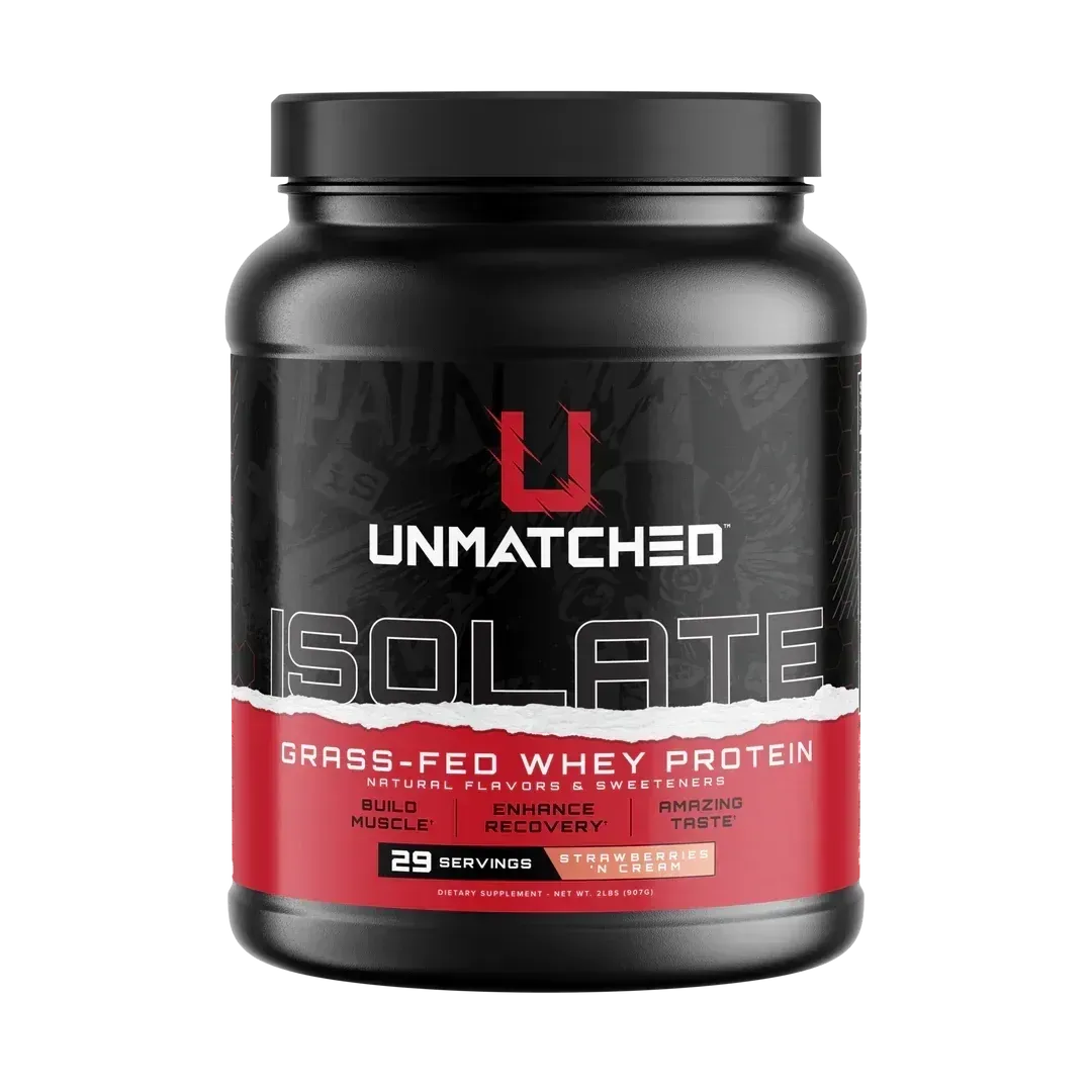 Unmatched Supps Isolate, Flavor: Strawberries 'N Cream, Size: 2 lb