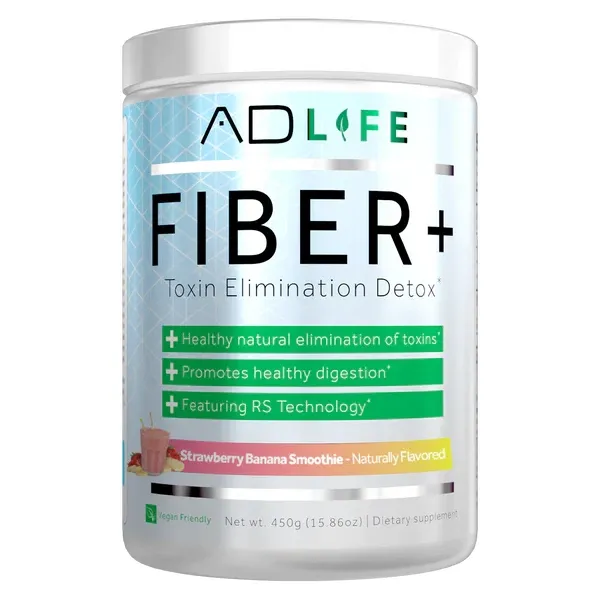 Project AD FIBER +, Flavor: Strawberry Banana Smoothie, Size: 30 Servings