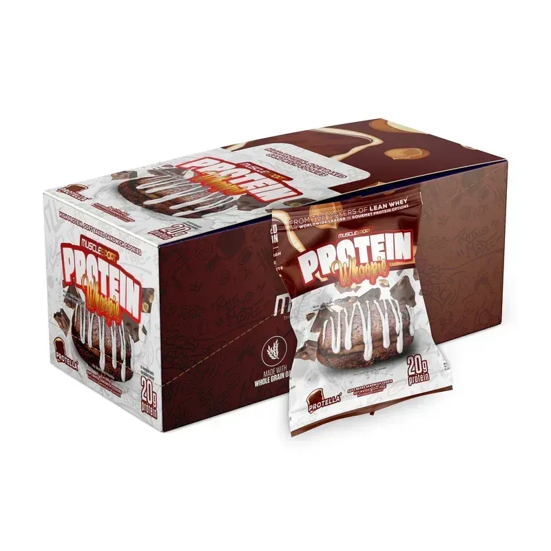 Musclesport Protein Whoopie Pies, Flavor: Protella, Size: 6 Pack Whoopie Pies