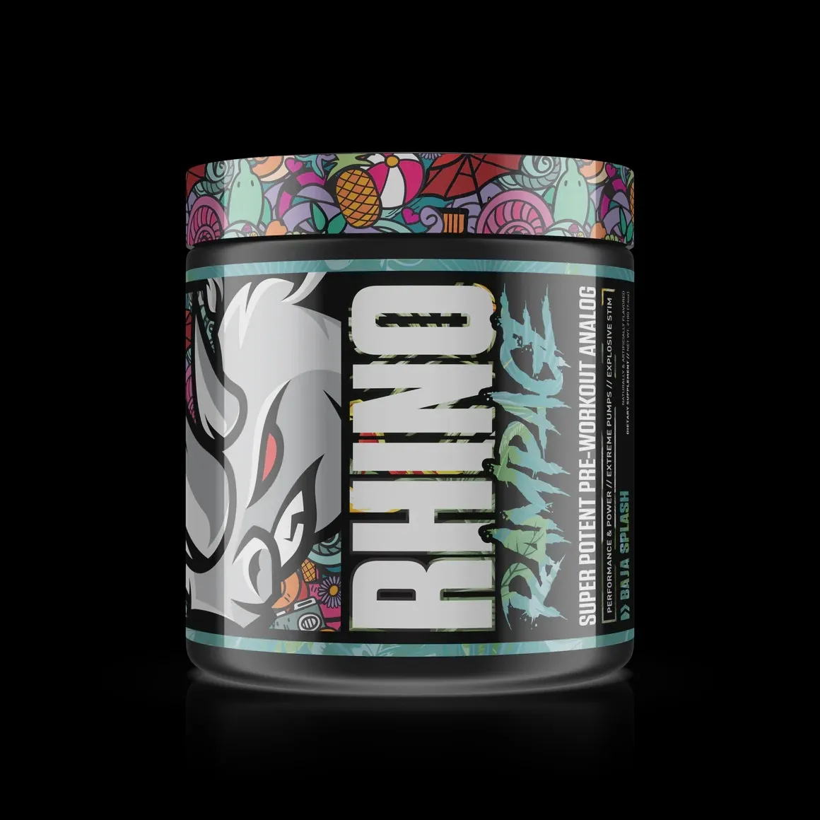 Musclesport Rhino Rampage, Flavor: Baja Splash, Size: 30 Servings