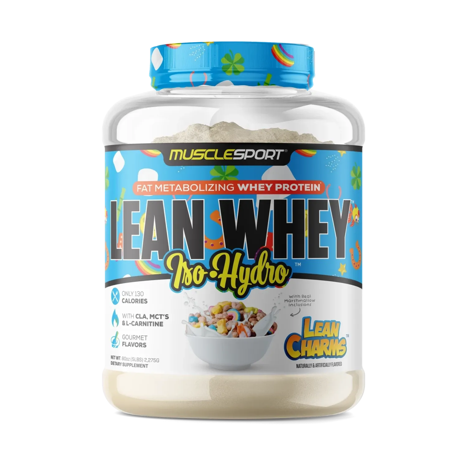 Musclesport Lean Whey 5 lb, Flavor: Lean Charms, Size: 5 lb