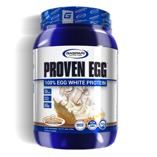 Gaspari Nutrition Proven Egg, Flavor: Coconut Cream Pie, Size: 2 lb
