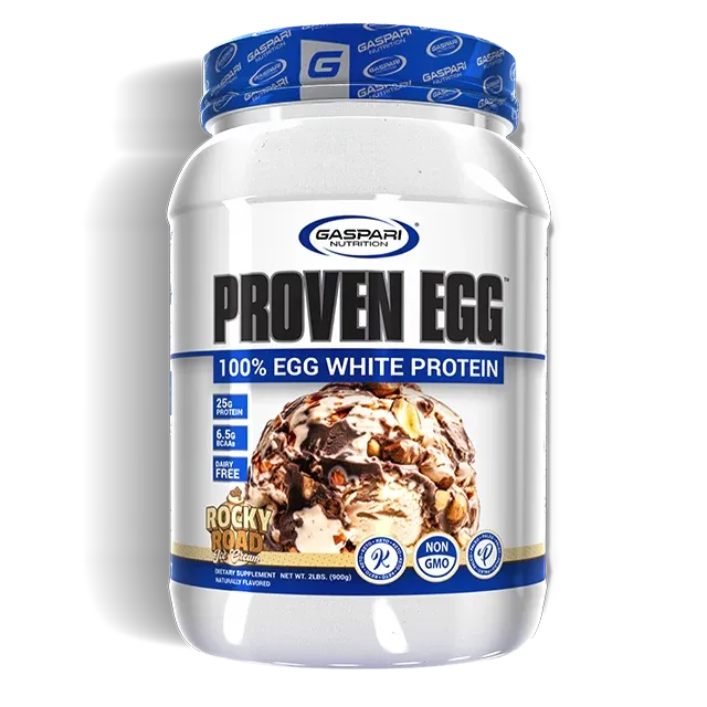 Gaspari Nutrition Proven Egg, Flavor: Rocky Road Ice Cream, Size: 2 lb