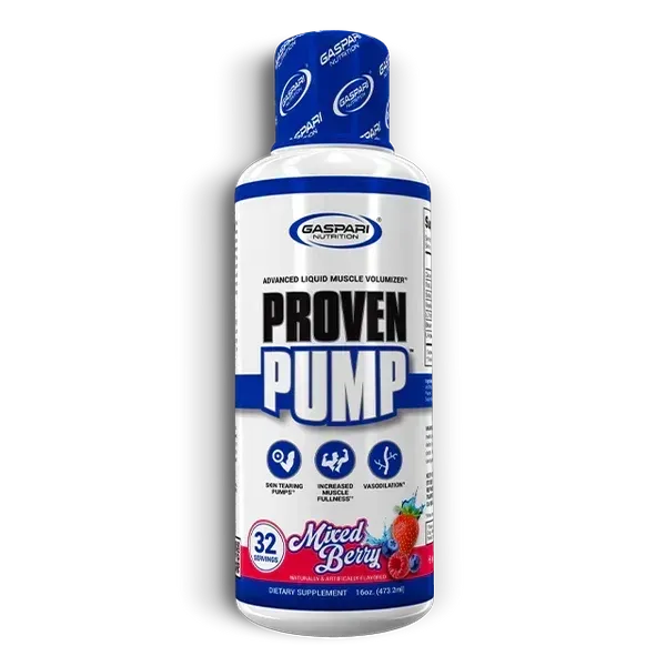 Gaspari Nutrition Proven Pump, Flavor: Mixed Berry, Size: 32 Servings