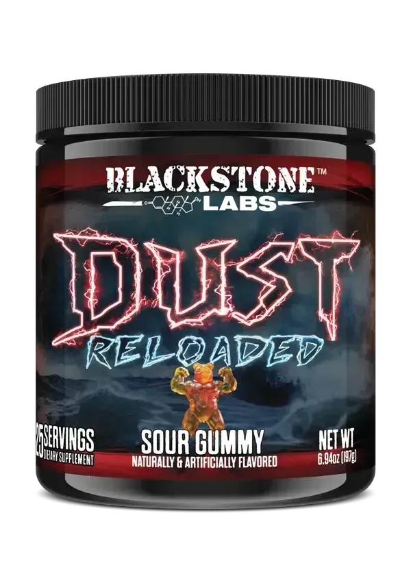 Blackstone Labs Dust Reloaded Pre-Workout, Flavor: Sour Gummy, Size: 25 Servings