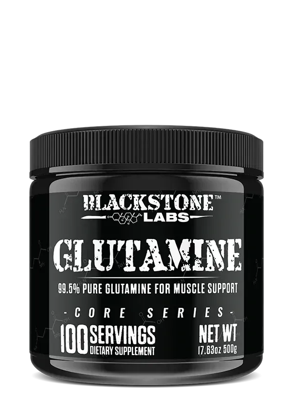 Blackstone Labs Glutamine, Flavor: Unflavored, Size: 500 g