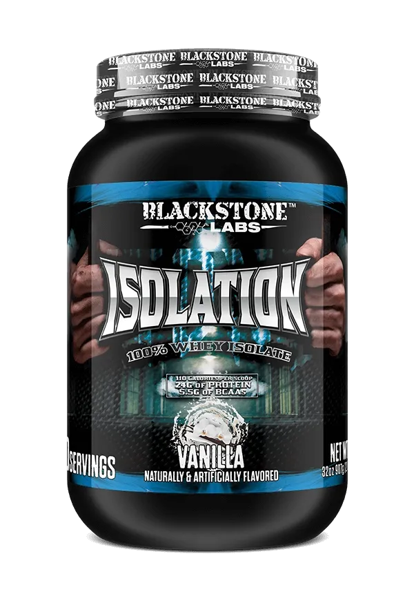 Blackstone Labs Isolation Whey Isolate Protein, Flavor: Vanilla, Size: 30 Servings