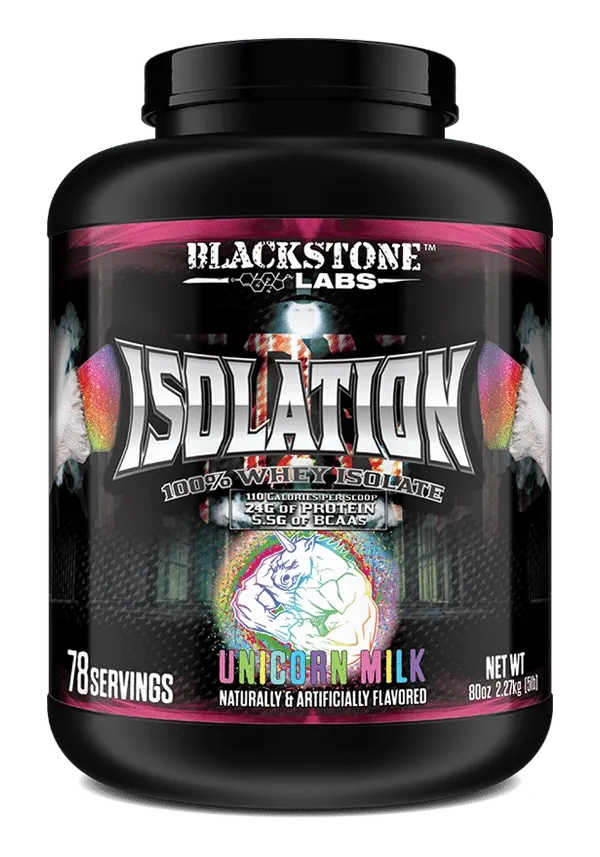 Blackstone Labs Isolation, Flavor: Unicorn Milk, Size: 78 Servings