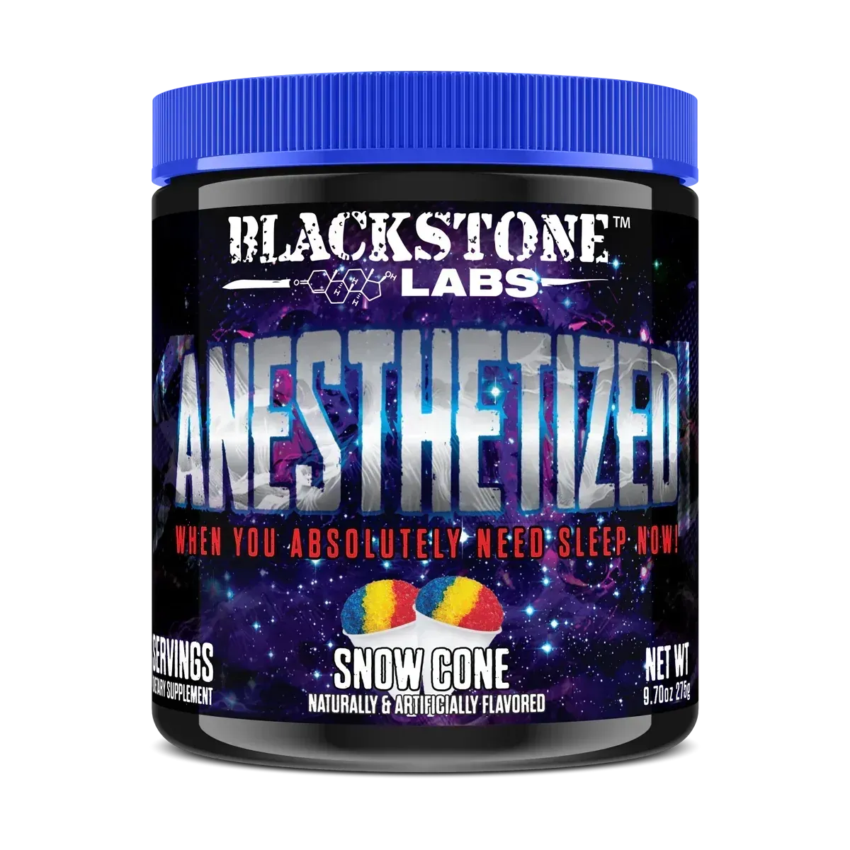 Blackstone Labs Anesthetized Sleep Aid, Flavor: Snow Cone, Size: 25 Servings
