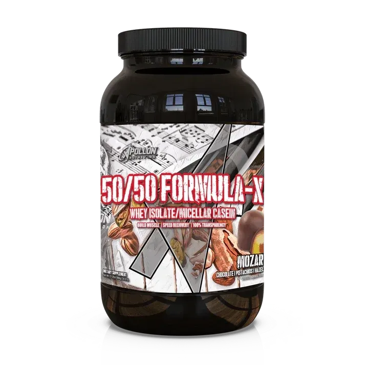 Apollon Nutrition 50/50 Formula X Protein 2 lb, Flavor: Mozart (Marzipan), Size: 2 lb