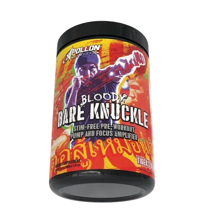 Apollon Nutrition Bloody Bare Knuckle, Flavor: Tiger's Blood, Size: 40/20 Servings