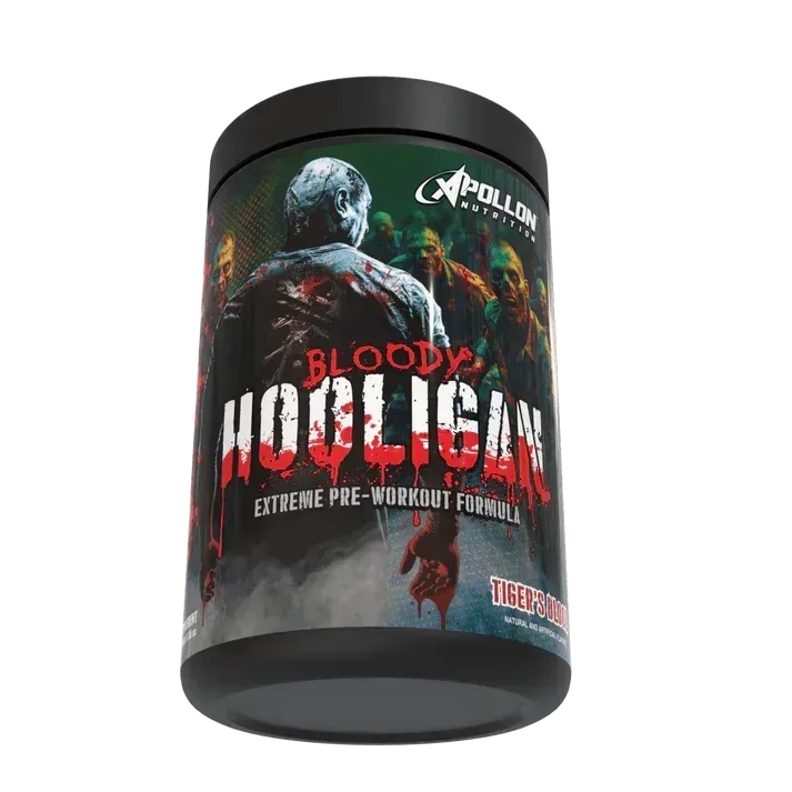 Apollon Nutrition Bloody Hooligan New, Flavor: Tiger's Blood, Size: 40/20 Servings