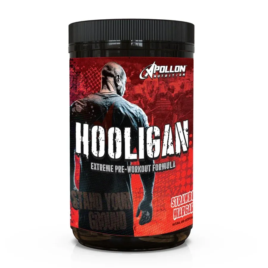 Apollon Nutrition Hooligan V7 Pre-Workout, Flavor: Strawberry Margarita, Size: 40 Servings