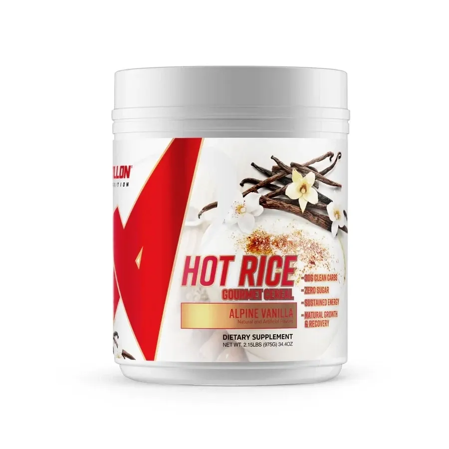 Apollon Nutrition Hot Rice Cereal, Flavor: Alpine Vanilla, Size: 25 Servings