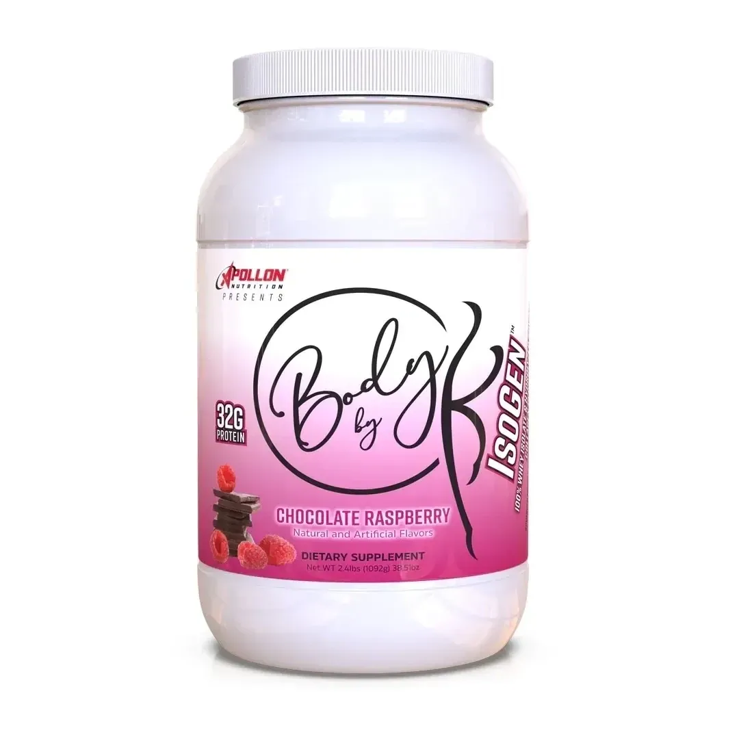 Apollon Nutrition Body By K Isogen Protein, Flavor: Chocolate Raspberry, Size: 26 Servings