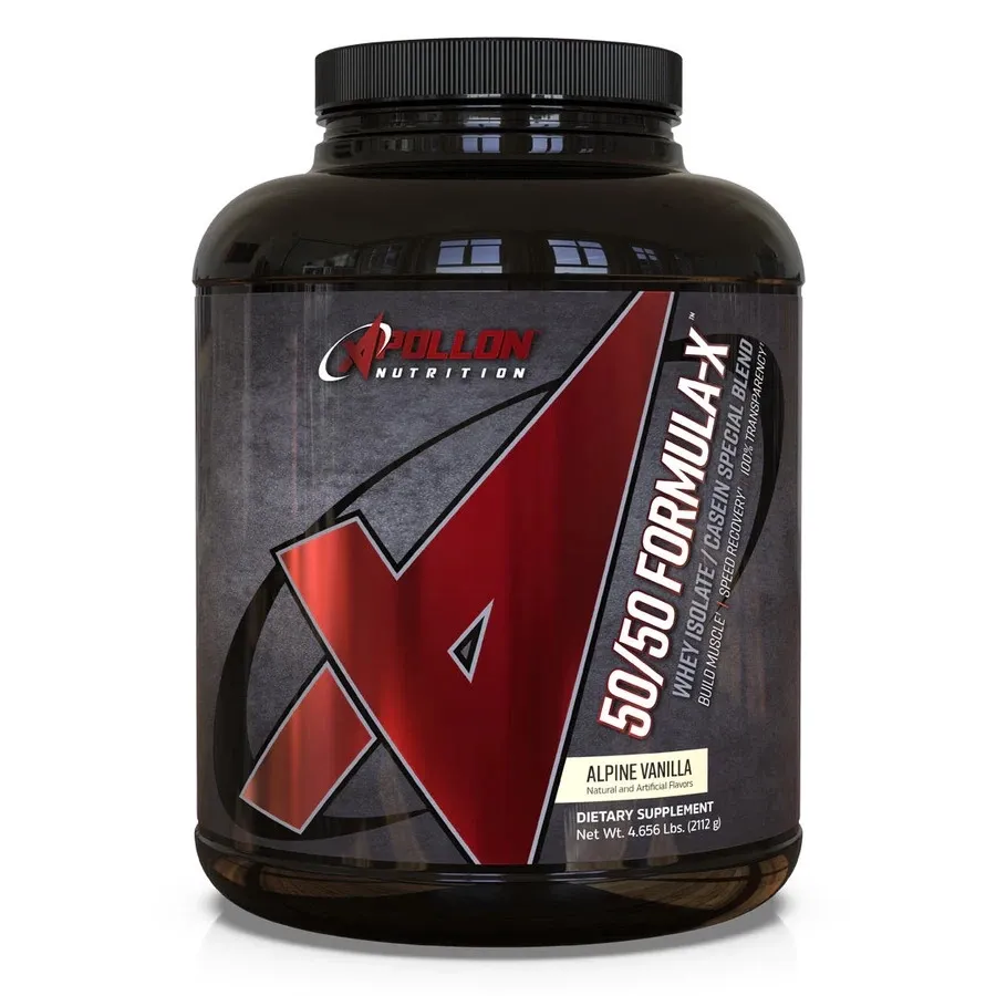 Apollon Nutrition 50/50 Formula X Protein 5 lb, Flavor: Alpine Vanilla, Size: 5 lb