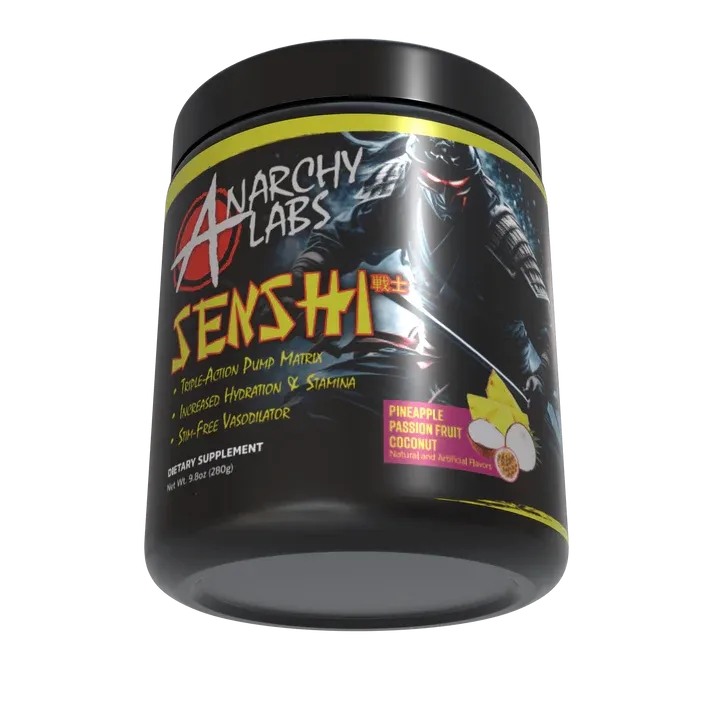 Anarchy Labs Senshi, Flavor: Pineapple Passion Fruit Coconut, Size: 40/20 Servings