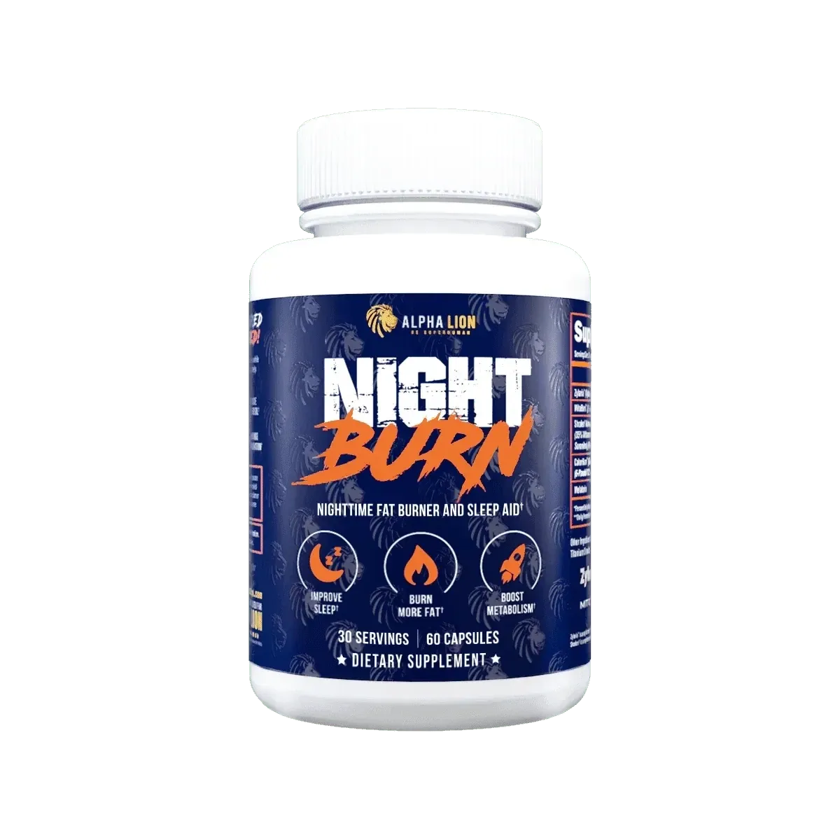 Alpha Lion Night Burn, Size: 60 Capsules