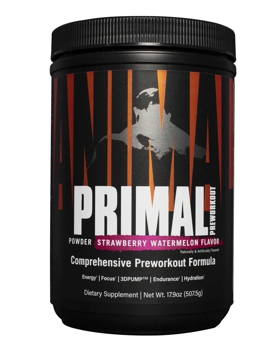 Universal Animal Primal Pre-Workout, Flavor: Strawberry Watermelon, Size: 25 Servings