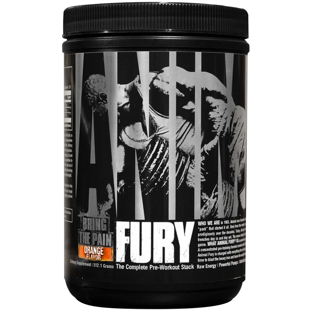 Universal Animal Fury Pre-Workout, Flavor: Orange, Size: 30 Servings