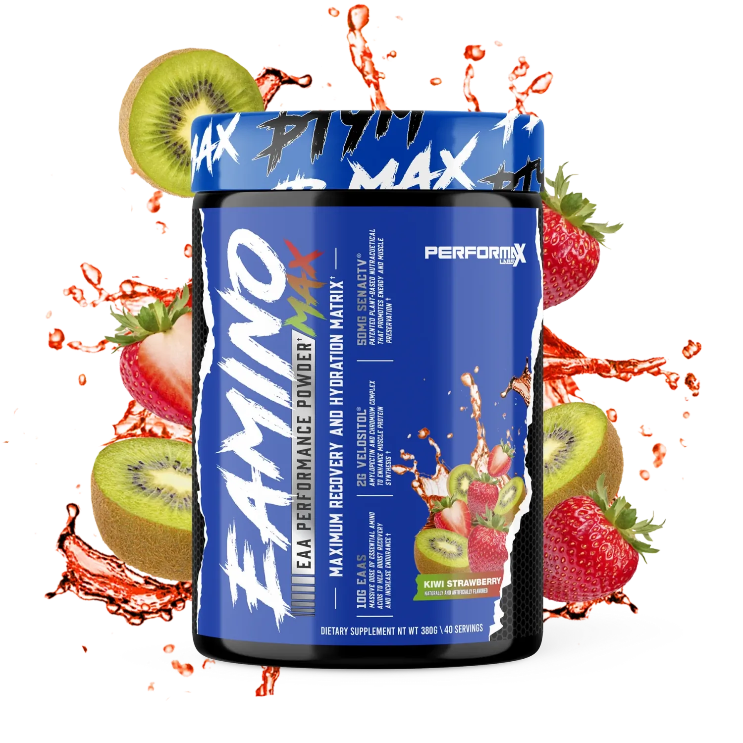 Performax Labs EAminoMax, Flavor: Strawberry Kiwi, Size: 40 Servings