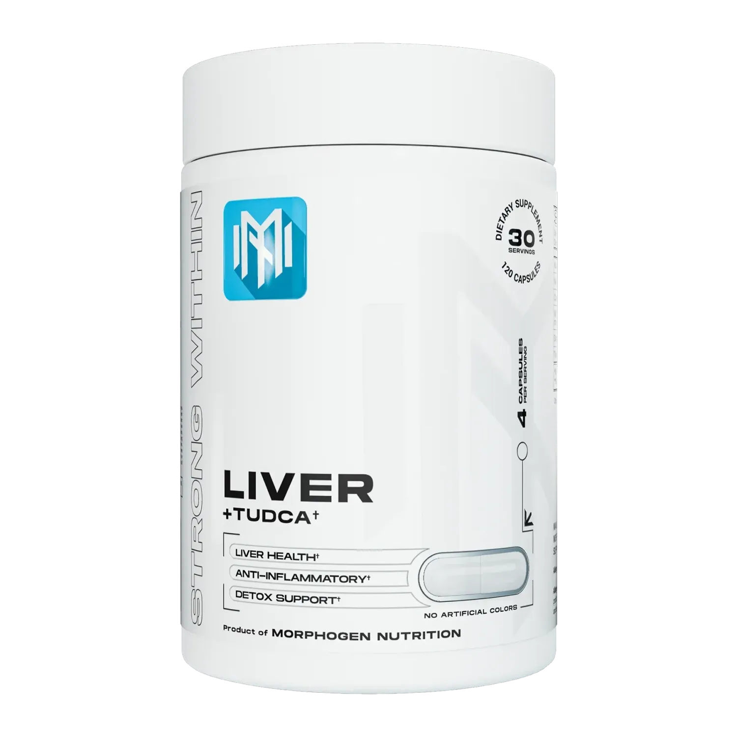 Morphogen Nutrition Liver + Tudca, Size: 120 Capsules