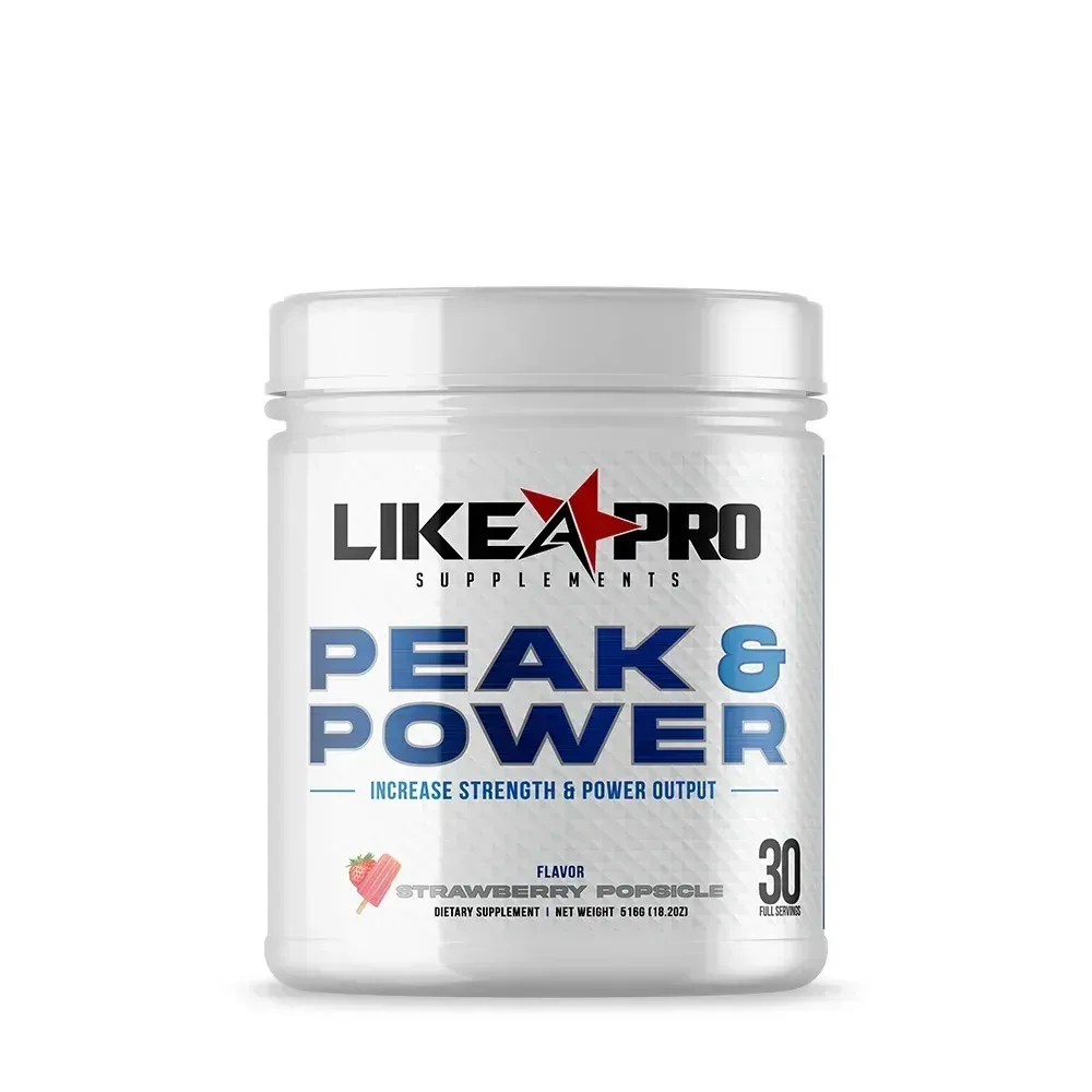 Like A Pro Peak &amp; Power Creatine Complex, Flavor: Strawberry Popsicle, Size: 30 Servings