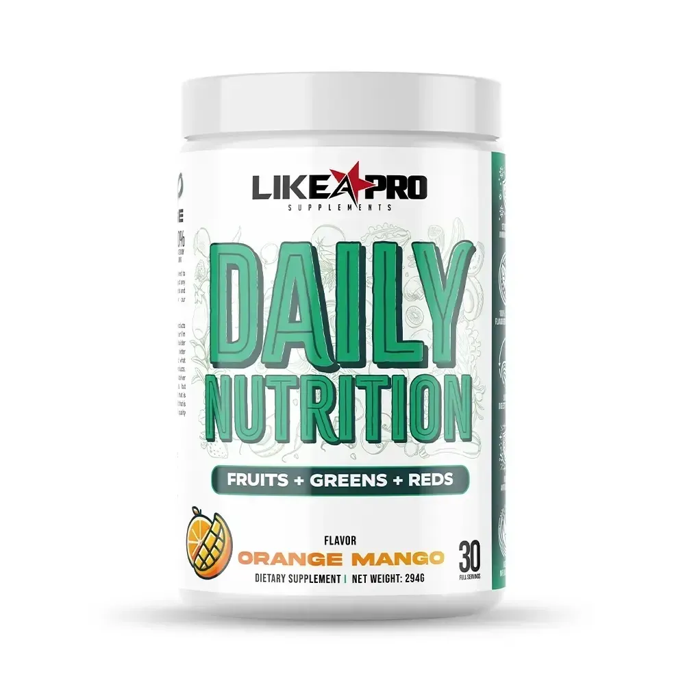 Like A Pro Daily Nutrition, Flavor: Orange Mango, Size: 30 Servings