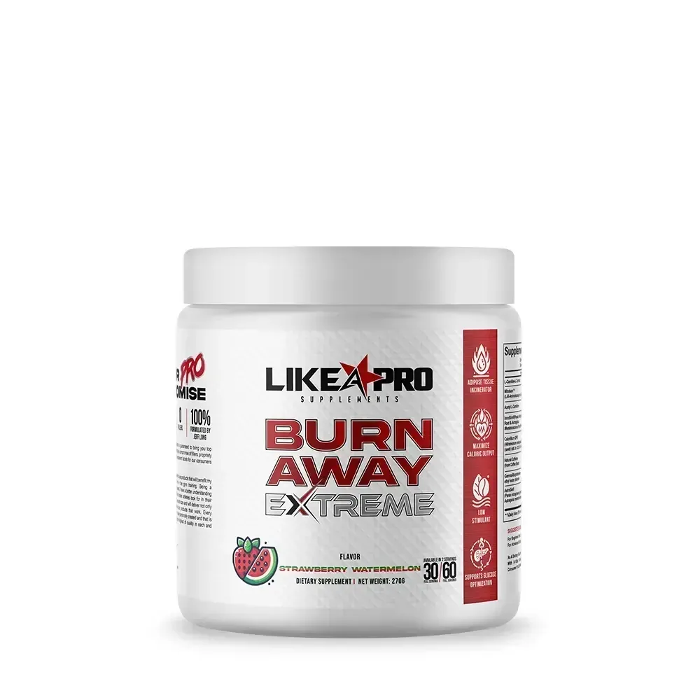 Like A Pro Burn Away Extreme Powder, Flavor: Strawberry Watermelon, Size: 30 Servings