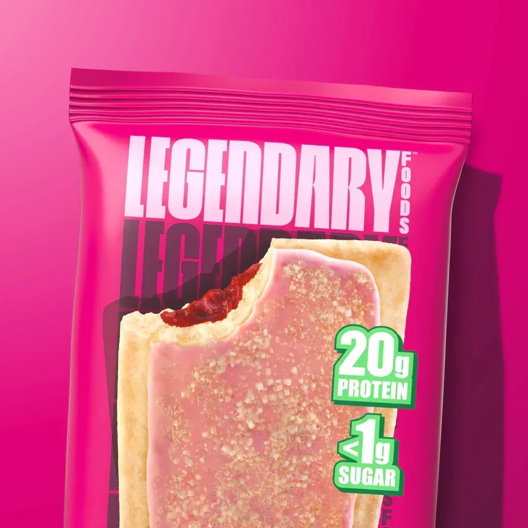 Legendary Foods Cake Style Tasty Pastry, Flavor: Cherry Crumble, Size: 1 Pastry