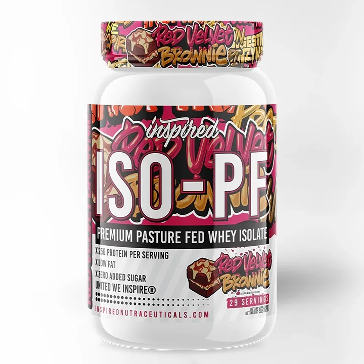 Inspired ISO-PF Pasture Fed Isolate, Flavor: Red Velvet Brownie, Size: 2 lb