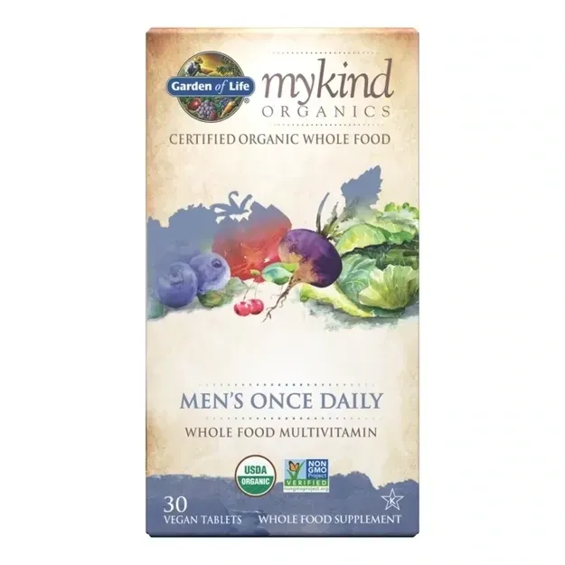 Garden Of Life mykind Organics Men’s Once Daily Multi, Size: 30 Vegetarian Tablets