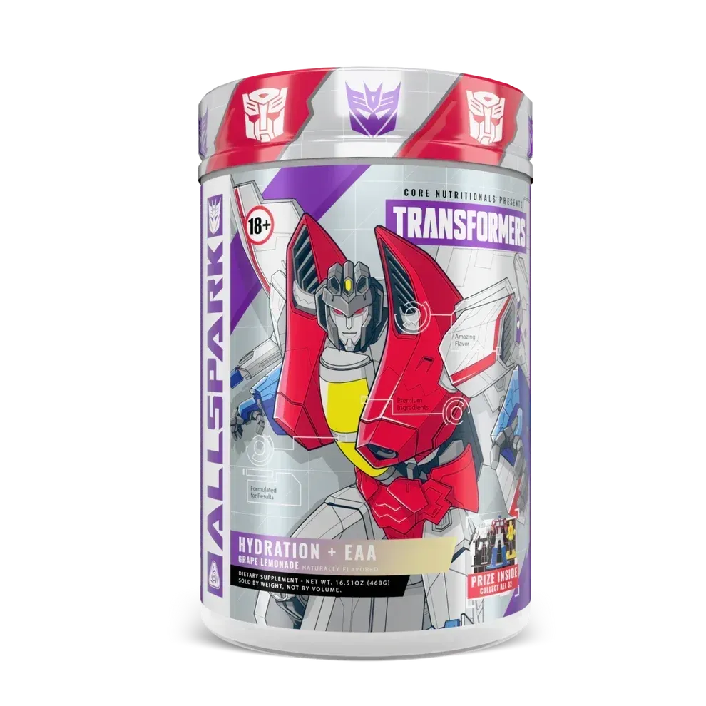 Core Nutritionals Transformers Allspark Hydration EAA, Flavor: Grape Lemonade, Size: 30 Servings