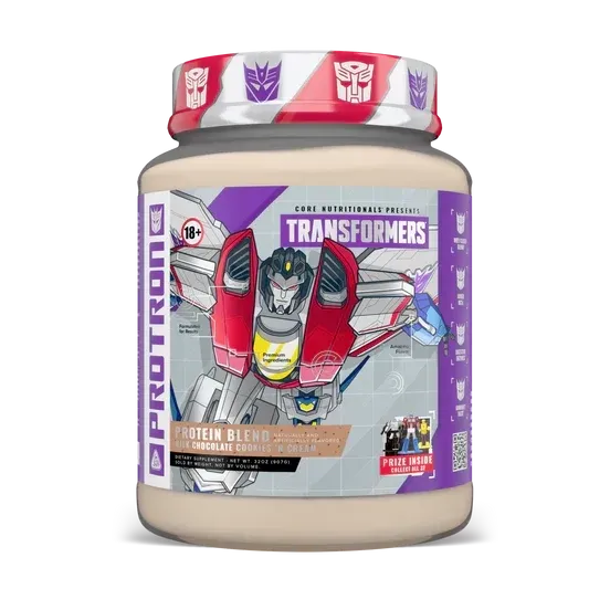 Core Nutritionals Transformers Protron Protein Blend, Flavor: Milk Chocolate Cookies &amp; Cream, Size: 2 lb